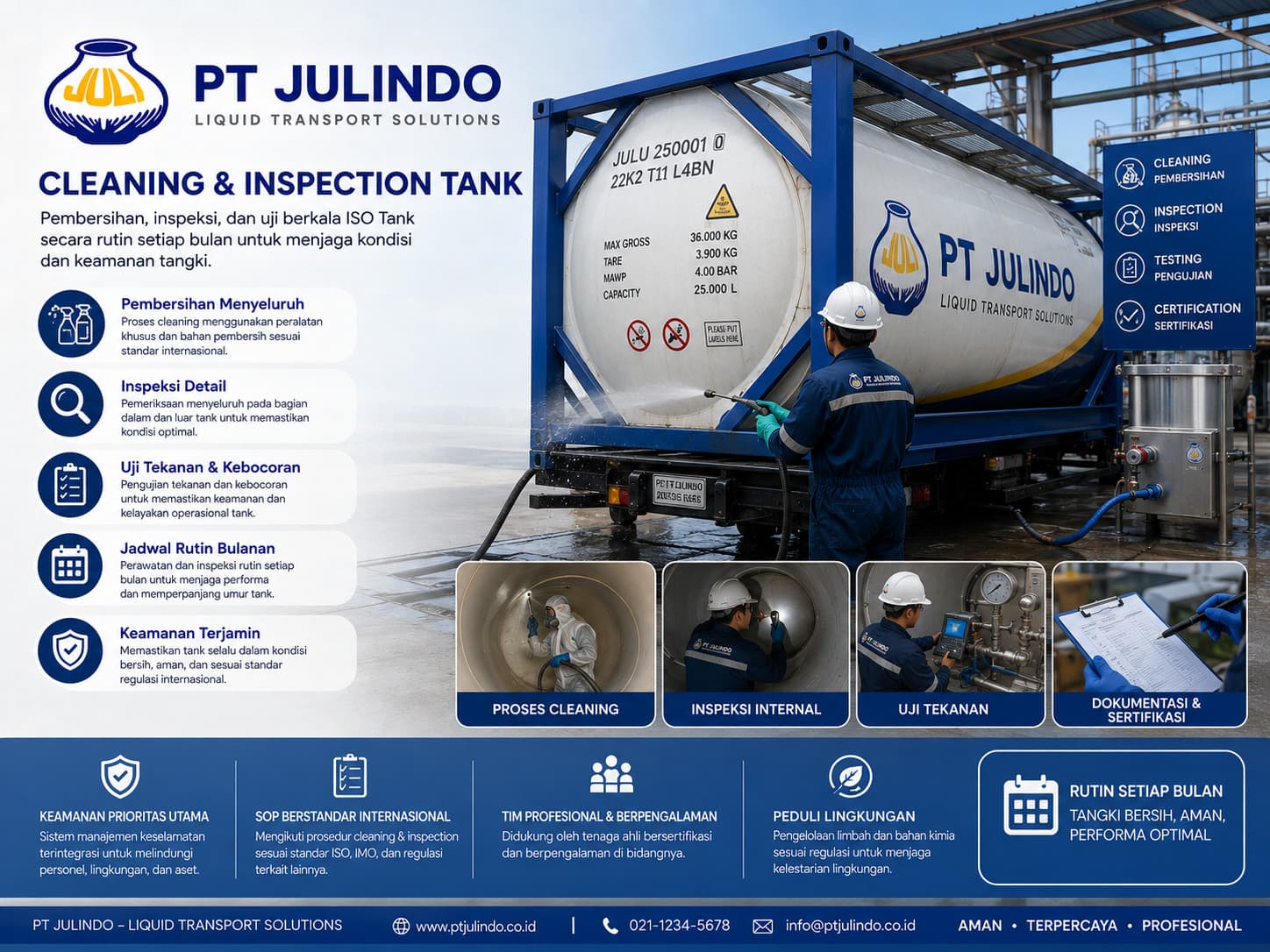 Cleaning & Inspection Tank